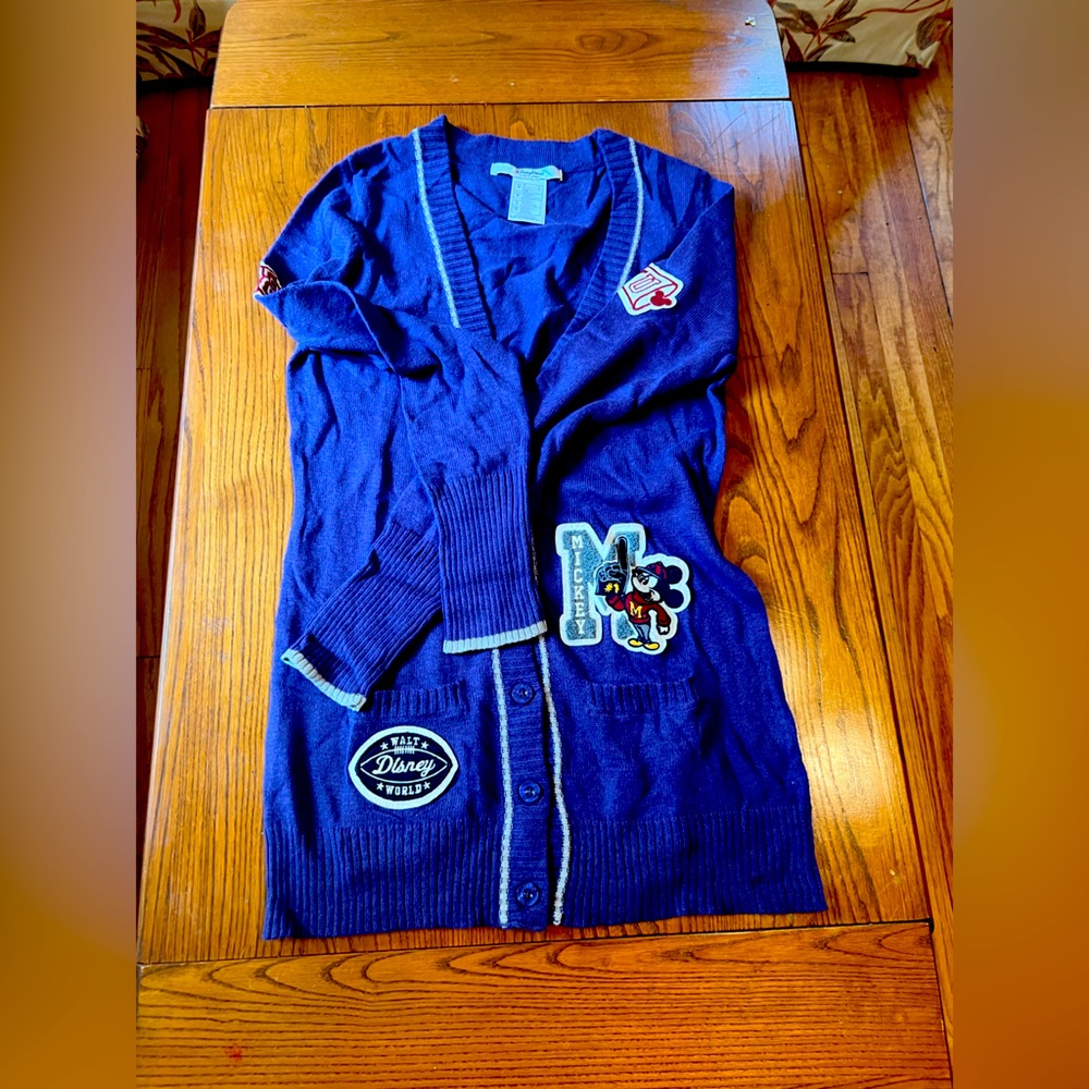 Disney Park Mickey Cardigan size M